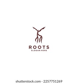 Roots logo illustration logo design inspiration