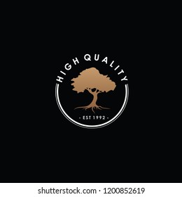 Roots Tree high quality brand vector