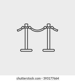 Rope Barrier Icon