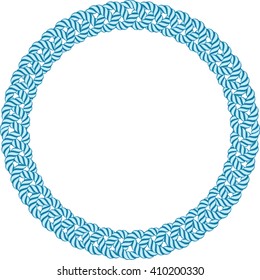 Rope braid vector frame