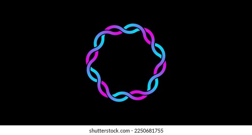rope color gradation isolated background