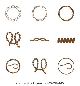 Rope Design Drawing Logo Illustration
