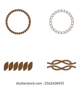 Rope Design Drawing Logo Illustration