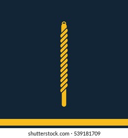 Rope flat icon.