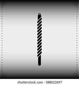 Rope flat icon.