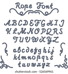 rope letters