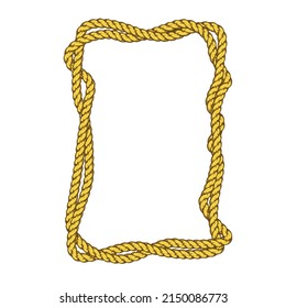 rope frames for art designs or photo frames
