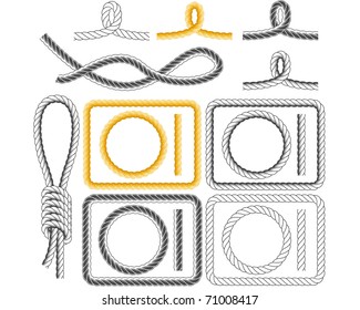 Rope frames, four styles