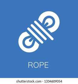  Rope icon. Editable  Rope icon for web or mobile.