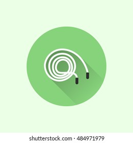 rope icon. flat style