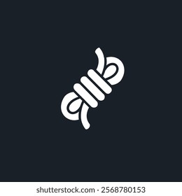 Rope icon flat vector design