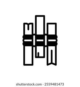 rope icon with glyph style