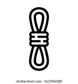 rope icon isolated sign symbol vector illustration - high quality black style vector icons
