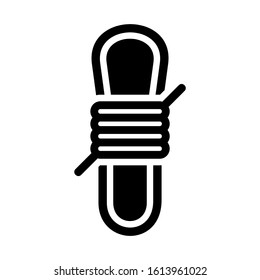 rope icon isolated sign symbol vector illustration - high quality black style vector icons
