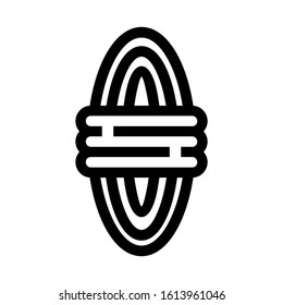 rope icon isolated sign symbol vector illustration - high quality black style vector icons
