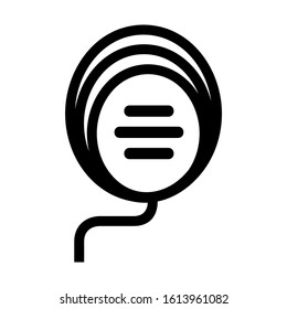 rope icon isolated sign symbol vector illustration - high quality black style vector icons
