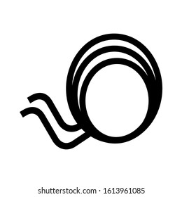 rope icon isolated sign symbol vector illustration - high quality black style vector icons
