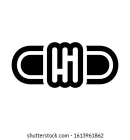 rope icon isolated sign symbol vector illustration - high quality black style vector icons
