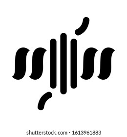 rope icon isolated sign symbol vector illustration - high quality black style vector icons
