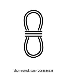 rope icon, lasso icon vector illustration