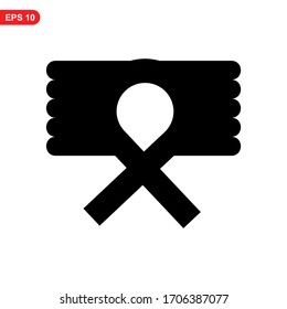 rope icon or logo isolated sign symbol vector illustration - high quality black style vector icons
