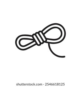 Rope icon - on white background