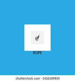 rope icon sign signifier vector
