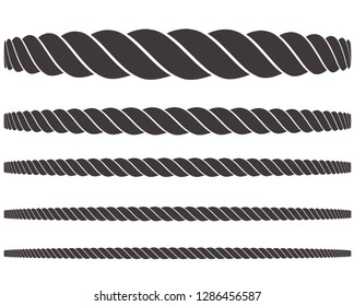 rope icon vector