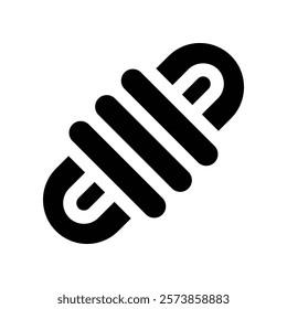 rope icon. vector glpyh icon for your website, mobile, presentation, and logo design.
