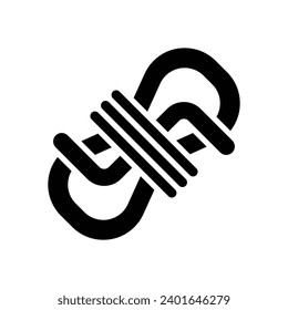 Seilsymbol. Vektorsymbol für Ihre Website, Ihr Handy, Ihre Präsentation und Ihr Logo-Design.