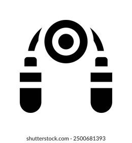 rope icon. vector glyph icon for your website, mobile, presentation, and logo design.