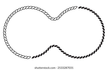 Rope icon. Rope vector. Vector illustration. 