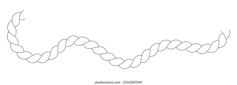 Rope icon. Rope vector. Vector illustration. 