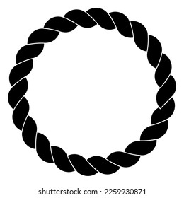 rope icon Vector .Illustration flat design isolated on white background. 