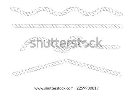 rope icon Vector .Illustration flat design isolated on white background. 