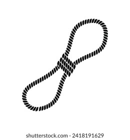 Rope icon vector illustration logo template