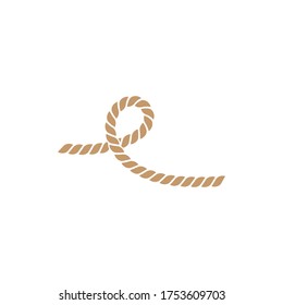 Rope icon vector illustration template