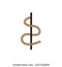 Rope icon vector illustration template