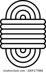 Rope icon vector image. Can also be used for web apps, mobile apps and print media.
