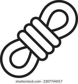 Rope icon vector image. Suitable for mobile application web application and print media.