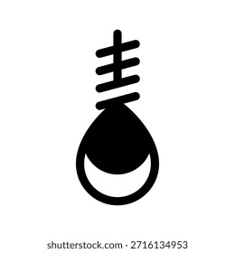 Ilustración de diseño de símbolo de Vector de icono de cuerda