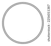 rope icon with a white background. vector illustration