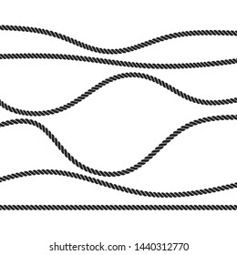 rope icon with a white background. vector illustration