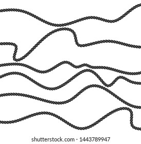 rope icon with a white background. vector illustration