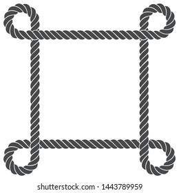 rope icon with a white background. vector illustration
