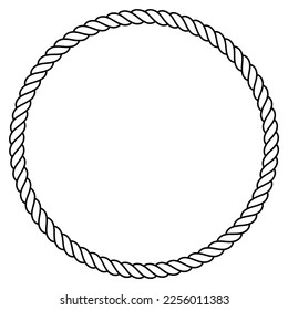 rope icon with a white background. vector illustration