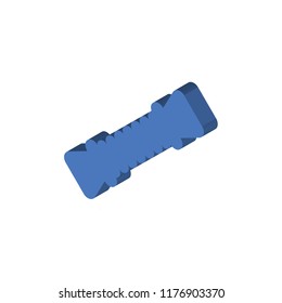 Rope isometric left top view 3D icon