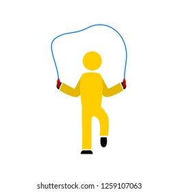 rope jumping icon