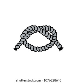 rope knot doodle icon