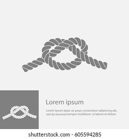 rope knot, icon